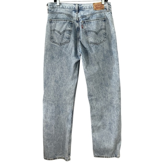 Levi’s Low Pro Straight Leg Jeans Light Wash Size 29 Women’s Vintage Style - Picture 4 of 13